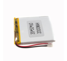 Аккумулятор 3.7v 2000mAh 65x50x3мм (2 pin)