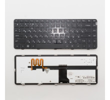 Клавиатура для ноутбука HP dm4-1000, dv5-2000 черная с подсветкой