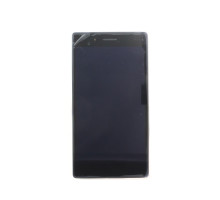 Дисплей в сборе с тачскрином для Lenovo Tab 7 TB-7304i черный, с рамкой