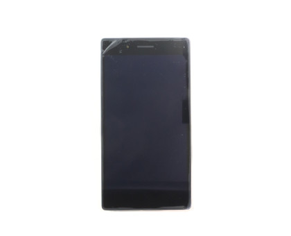 Дисплей в сборе с тачскрином для Lenovo Tab 7 TB-7304i черный, с рамкой