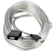 Кабель USB A-F 25m удлинитель активный VCOM VUS7049-25M
