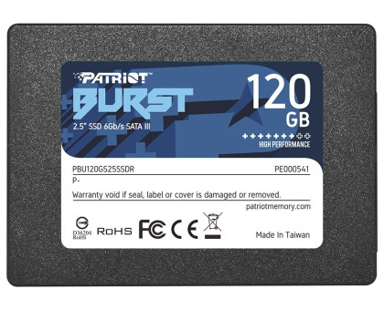 Накопитель SSD 120Gb Patriot Burst PBE120GS25SSDR