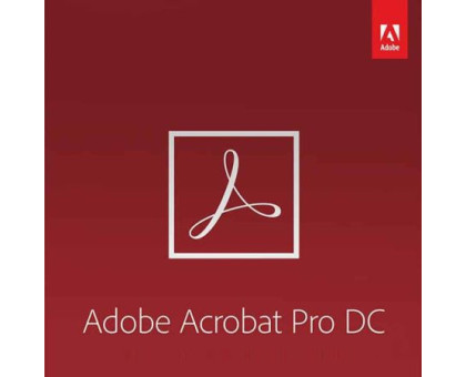 Подписка (электронно) Adobe Acrobat Pro DC for enterprise 1 User Level 13 50-99 (VIP Select 3 year commit)