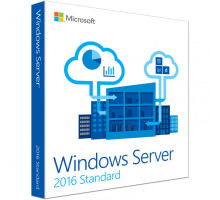 Windows Server 2016 Standard Russian Russia Only DVD 10 Clients 16 Core License