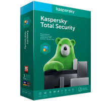 Антивирус Kaspersky Total Security 2 ПК 1 год продление