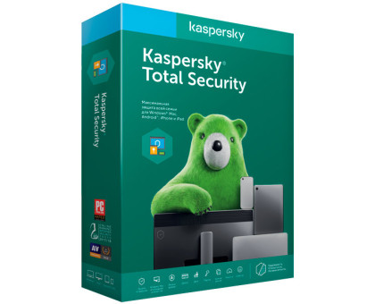 Антивирус Kaspersky Total Security 3 ПК 1 год продление