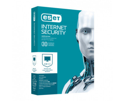 ESET NOD32 Internet Security (1 год - продление) - 3 ПК