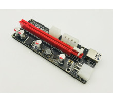 Майнинг переходник PCI-e1x-->PCI-e16x Raiser Ver 9.02a